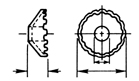 Serrated Tooth Cup